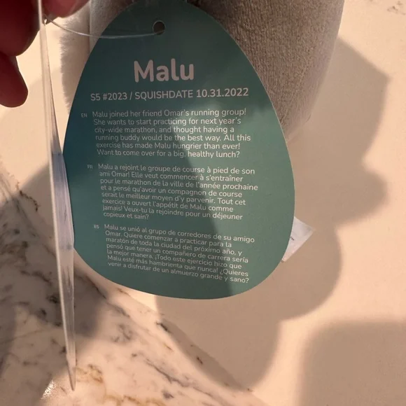 Squishmallow 5” Malu - Grey Shih-tzu - NWT - Picture 7 of 10